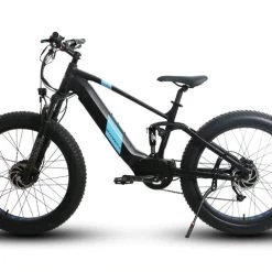 E-Bikes 2022 EUNORAU 48V1500W1600Wh DEFENDER S All Wheel Drive Dual Battery Dual Suspension Electric Fat Tire Bike
