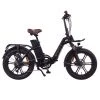 ET Cycle ET-CYCLE F1000 Folding E-Bike, 48V 21 Ah , 1008Wh, Hydraulic Brakes [Matt Black]