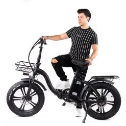 KRISTALL Y20 48V 750W FAT TIRE FOLDING EBIKE - Hydraulic Brakes E-Bikes