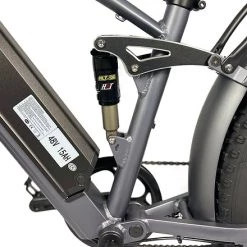 2022 NEW KRISTALL TP26 48V750W FAT TIRE EBIKE DUAL SUSPENSION Hydraulic Brakes E-Bikes