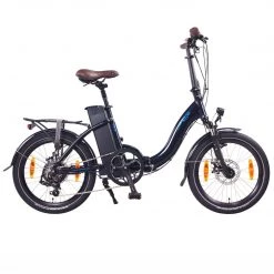 NCM Paris+ Folding E-Bike, 250W, 36V 19Ah 684Wh Battery, [Dark Blue 20] E-Bikes