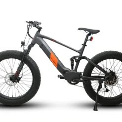 E-Bikes 2022 EUNORAU 48V1500W1600Wh DEFENDER S All Wheel Drive Dual Battery Dual Suspension Electric Fat Tire Bike