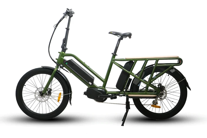 2022 EUNORAU 24''48V500W Mid Motor Electric Long Trail Cargo Bike For Family Wagon Or Ubereats Delivery Using 4 2022 EUNORAU 24''48V500W Mid Motor Electric Long Trail Cargo Bike For Family Wagon Or Ubereats Delivery Using