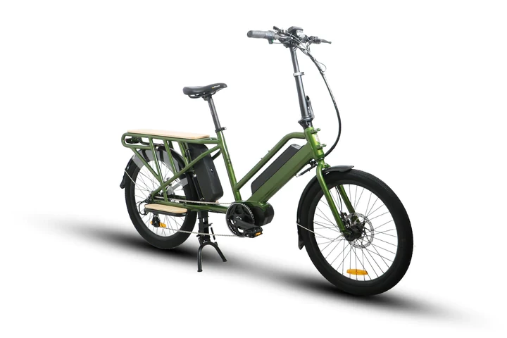2022 EUNORAU 24''48V500W Mid Motor Electric Long Trail Cargo Bike For Family Wagon Or Ubereats Delivery Using 5 2022 EUNORAU 24''48V500W Mid Motor Electric Long Trail Cargo Bike For Family Wagon Or Ubereats Delivery Using
