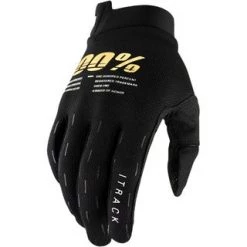 PedL E-Bikes & E-Scooters 100% PERCENT I-TRACK BLACK GLOVES Accessories