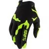 PedL E-Bikes & E-Scooters Accessories 100% PERCENT I-TRACK FLURO YELLOW GLOVES