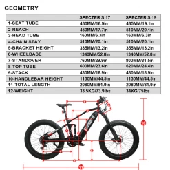 Eunorau E-Bikes SPECTER-S