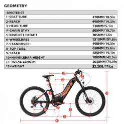 Eunorau E-Bikes SPECTER-ST