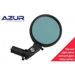 Azur Orbit Bar End Mount Anti-Glare Bicycle Mirror Black Mirrors
