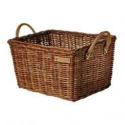 Basil Portland Wicker Front Basket Bags & Baskets