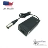 FlattenHill Electric Bike Ebike Scooter 48V Li-ion Battery Charger 3 Pin XLR Plug 54.6V 2A