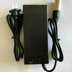 FlattenHill Electric Bike Ebike Scooter 48V Li-ion Battery Charger 3 Pin XLR Plug 54.6V 2A